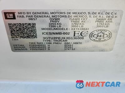 Zdjęcie 12 z 12 samochodu: 2018 GMC SIERRA K1500 DENALI VIN:3GTU2PEJXJG136008 - miniatura