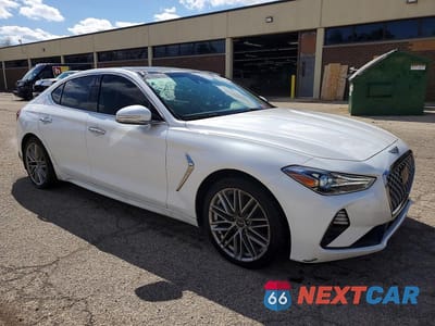 Czwarte zdjęcie samochodu z boku: 2020 GENESIS G70 2.0T VIN:KMTG34LA3LU063190 - miniatura