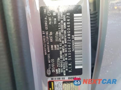 Zdjęcie 12 z 12 samochodu: 2021 KIA K5 GT-LINE VIN:5XXG64J24MG048478 - miniatura
