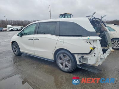 Drugie zdjęcie samochodu z przodu: 2021 HONDA ODYSSEY EX VIN:5FNRL6H5XMB044161 - miniatura