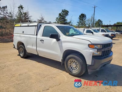 Czwarte zdjęcie samochodu z boku: 2019 CHEVROLET SILVERADO C1500 VIN:3GCNWAEH7KG178639 - miniatura