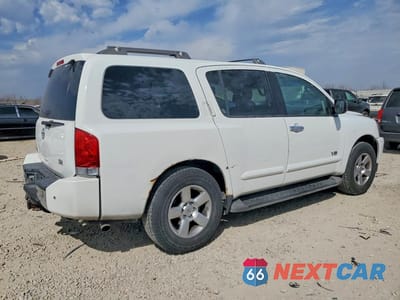 Trzecie zdjęcie samochodu z tyłu: 2007 NISSAN ARMADA SE FFV VIN:5N1BA08C27N702933 - miniatura
