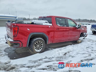Trzecie zdjęcie samochodu z tyłu: 2021 GMC SIERRA K1500 AT4 VIN:3GTP9EEL8MG330703 - miniatura