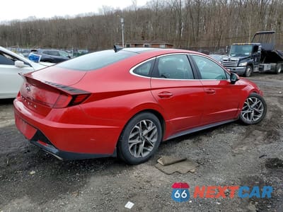 Trzecie zdjęcie samochodu z tyłu: 2021 HYUNDAI SONATA SEL VIN:5NPEF4JA2MH084771 - miniatura