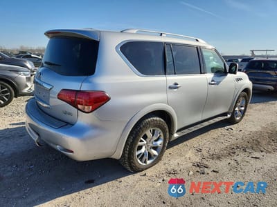 Trzecie zdjęcie samochodu z tyłu: 2014 INFINITI QX80 BASE VIN:JN8AZ2NE8E9066488 - miniatura