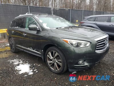 Czwarte zdjęcie samochodu z boku: 2013 INFINITI JX35 BASE VIN:5N1AL0MMXDC324517 - miniatura