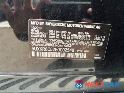 Zdjęcie 10 z 10 samochodu: 2014 BMW X5 XDRIVE50I VIN:5UXKR6C52E0C02548 - miniatura