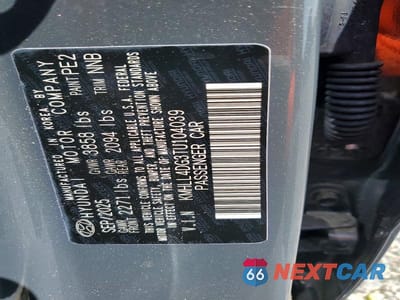 Zdjęcie 12 z 12 samochodu: 2026 HYUNDAI ELANTRA SE VIN:KMHLL4DG3TU104039 - miniatura