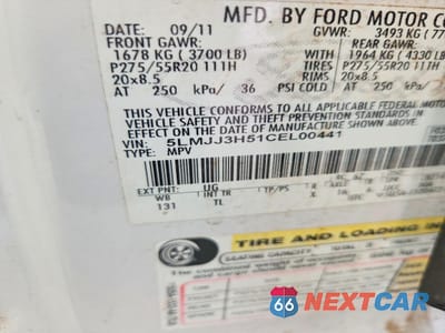 Zdjęcie 13 z 13 samochodu: 2012 LINCOLN NAVIGATOR L VIN:5LMJJ3H51CEL00441 - miniatura