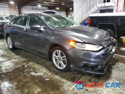 Czwarte zdjęcie samochodu z boku: 2018 FORD FUSION SE VIN:3FA6P0HD9JR218278 - miniatura