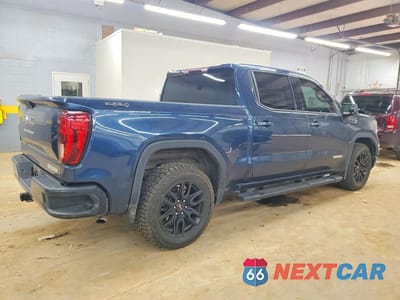 Trzecie zdjęcie samochodu z tyłu: 2021 GMC SIERRA K1500 ELEVATION VIN:3GTU9CED3MG165630 - miniatura