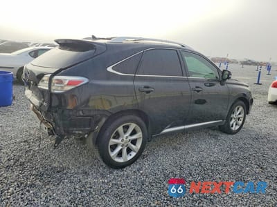 Trzecie zdjęcie samochodu z tyłu: 2010 LEXUS RX 350 BASE VIN:2T2ZK1BA8AC037748 - miniatura