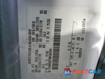 Zdjęcie 13 z 13 samochodu: 2021 FORD TRANSIT DELIVERY TRUCK VIN:1FDBW5Z87MKA84384 - miniatura