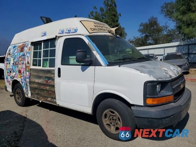 Czwarte zdjęcie samochodu z boku: 2007 CHEVROLET EXPRESS 1500 FOOD TRUCK VIN:1GCFG15X571250811 - miniatura
