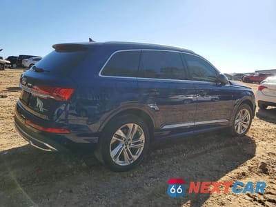 Trzecie zdjęcie samochodu z tyłu: 2022 AUDI Q7 PREMIUM PLUS VIN:WA1LXBF79ND022839 - miniatura
