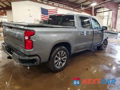 Trzecie zdjęcie samochodu z tyłu: 2021 CHEVROLET SILVERADO K1500 RST VIN:3GCUYEED7MG383147 - miniatura