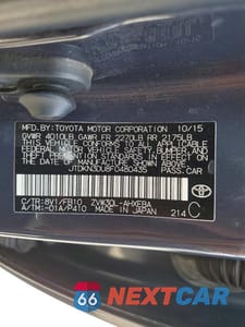 Zdjęcie 12 z 12 samochodu: 2015 TOYOTA PRIUS TWO VIN:JTDKN3DU8F0480435 - miniatura