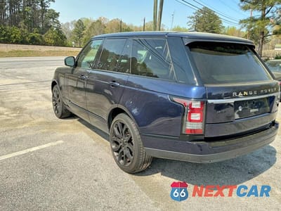 Trzecie zdjęcie samochodu z tyłu: 2015 LAND ROVER RANGE ROVER HSE VIN:SALGS2VF6FA208185 - miniatura