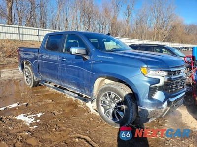 Czwarte zdjęcie samochodu z boku: 2024 CHEVROLET SILVERADO K1500 LT-L VIN:1GCPDKEK2RZ373087 - miniatura
