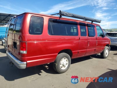 Trzecie zdjęcie samochodu z tyłu: 2000 FORD ECONOLINE E350 SUPER DUTY WAGON VIN:1FBSS31L0YHB72995 - miniatura