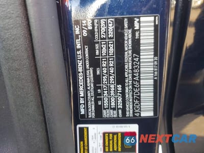 Zdjęcie 14 z 14 samochodu: 2015 MERCEDES-BENZ GL 550 4MATIC VIN:4JGDF7DE6FA483247 - miniatura
