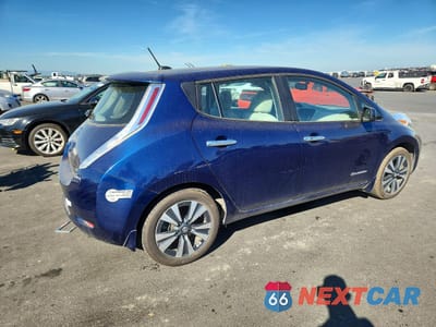 Trzecie zdjęcie samochodu z tyłu: 2016 NISSAN LEAF S-30 VIN:1N4BZ0CP0GC305407 - miniatura