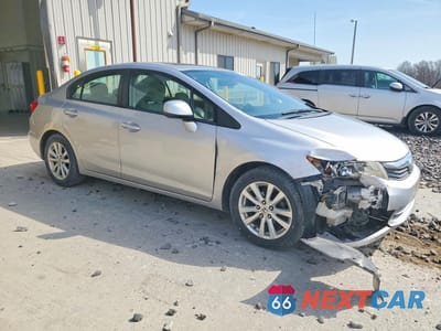 Czwarte zdjęcie samochodu z boku: 2012 HONDA CIVIC EX VIN:19XFB2F86CE009035 - miniatura