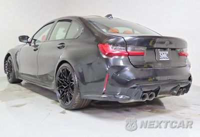 Czwarte zdjęcie samochodu z boku: 2021 BMW M3 COMPETITION VIN:WBS33AY01MFK86175 - miniatura