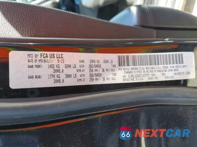 Zdjęcie 14 z 14 samochodu: 2015 DODGE DURANGO LIMITED VIN:1C4RDJDG6FC147777 - miniatura
