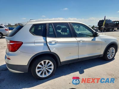 Trzecie zdjęcie samochodu z tyłu: 2013 BMW X3 XDRIVE28I VIN:5UXWX9C55D0A15554 - miniatura