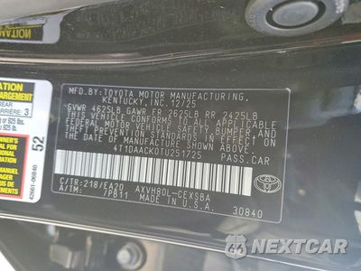 Zdjęcie 13 z 13 samochodu: 2026 TOYOTA CAMRY 4D S VIN:4T1DAACK0TU251725 - miniatura
