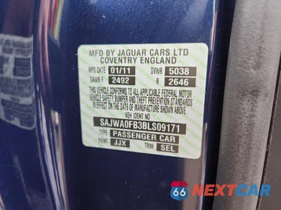Zdjęcie 12 z 12 samochodu: 2011 JAGUAR XF VIN:SAJWA0FB3BLS09171 - miniatura