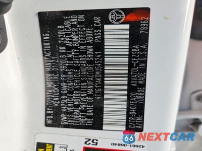 Zdjęcie 13 z 13 samochodu: 2021 TOYOTA CAMRY SE VIN:4T1G11AK0MU545241 - miniatura