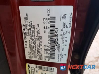 Zdjęcie 12 z 12 samochodu: 2014 FORD FUSION VIN:3FA6P0HD2ER379223 - miniatura