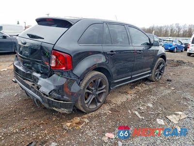Trzecie zdjęcie samochodu z tyłu: 2013 FORD EDGE SPORT VIN:2FMDK4AK9DBE30225 - miniatura