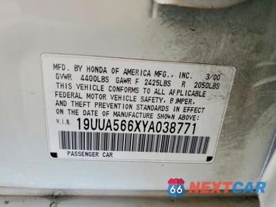 Zdjęcie 13 z 13 samochodu: 2000 ACURA 3.2TL VIN:19UUA566XYA038771 - miniatura