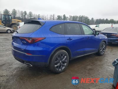 Trzecie zdjęcie samochodu z tyłu: 2023 ACURA MDX A-SPEC VIN:5J8YE1H08PL034695 - miniatura