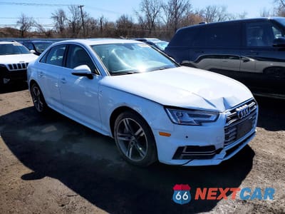 Czwarte zdjęcie samochodu z boku: 2018 AUDI A4 PREMIUM PLUS VIN:WAUENAF44JA062744 - miniatura