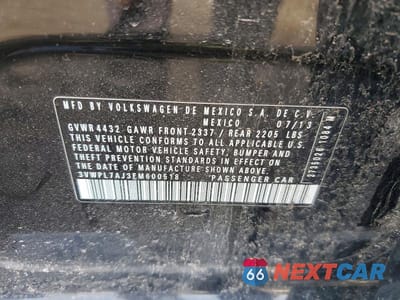 Zdjęcie 12 z 12 samochodu: 2014 VOLKSWAGEN JETTA TDI VIN:3VWPL7AJ3EM600518 - miniatura