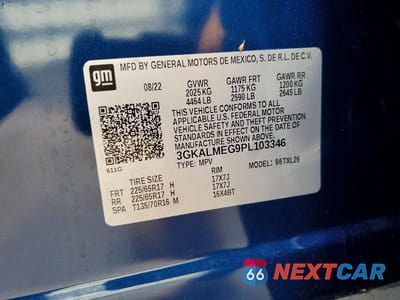 Zdjęcie 13 z 13 samochodu: 2023 GMC TERRAIN SLE VIN:3GKALMEG9PL103346 - miniatura