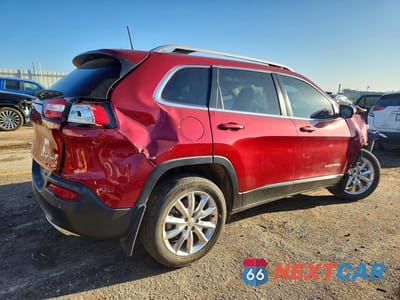 Trzecie zdjęcie samochodu z tyłu: 2017 JEEP CHEROKEE LIMITED VIN:1C4PJLDS0HW644177 - miniatura
