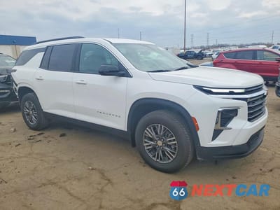 Czwarte zdjęcie samochodu z boku: 2025 CHEVROLET TRAVERSE LT VIN:1GNERGRS8SJ255024 - miniatura