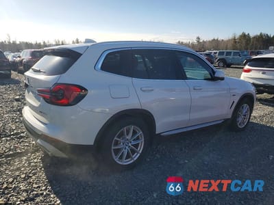 Trzecie zdjęcie samochodu z tyłu: 2022 BMW X3 XDRIVE30E VIN:5UX63DP06N9M76785 - miniatura