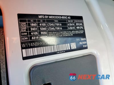 Zdjęcie 13 z 14 samochodu: 2025 MERCEDES-BENZ SPRINTER 2500 VIN:W1Y4NBHY8ST195920 - miniatura