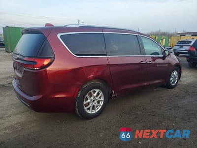 Trzecie zdjęcie samochodu z tyłu: 2021 CHRYSLER PACIFICA TOURING L VIN:2C4RC1BG4MR539148 - miniatura