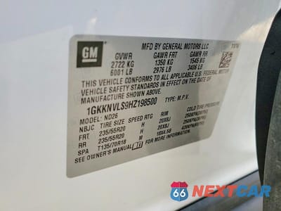 Zdjęcie 12 z 12 samochodu: 2017 GMC ACADIA ALL TERRAIN VIN:1GKKNVLS9HZ198500 - miniatura