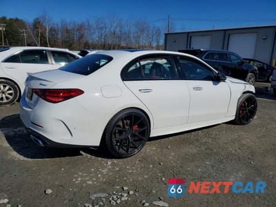 Trzecie zdjęcie samochodu z tyłu: 2022 MERCEDES-BENZ C 300 4MATIC VIN:W1KAF4HB6NR049048 - miniatura