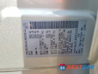 Zdjęcie 13 z 13 samochodu: 2023 NISSAN ROGUE SV VIN:5N1BT3BA2PC889508 - miniatura