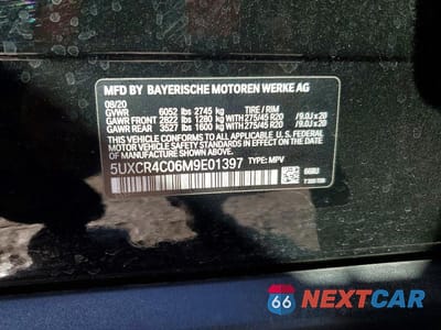 Zdjęcie 13 z 13 samochodu: 2021 BMW X5 SDRIVE 40I VIN:5UXCR4C06M9E01397 - miniatura