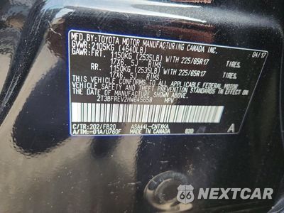 Zdjęcie 12 z 12 samochodu: 2017 TOYOTA RAV4 LE VIN:2T3BFREV2HW645658 - miniatura
